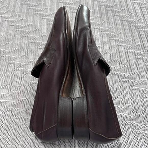Vintage Christian Dior brown leather loafers size 10.5 main image 6
